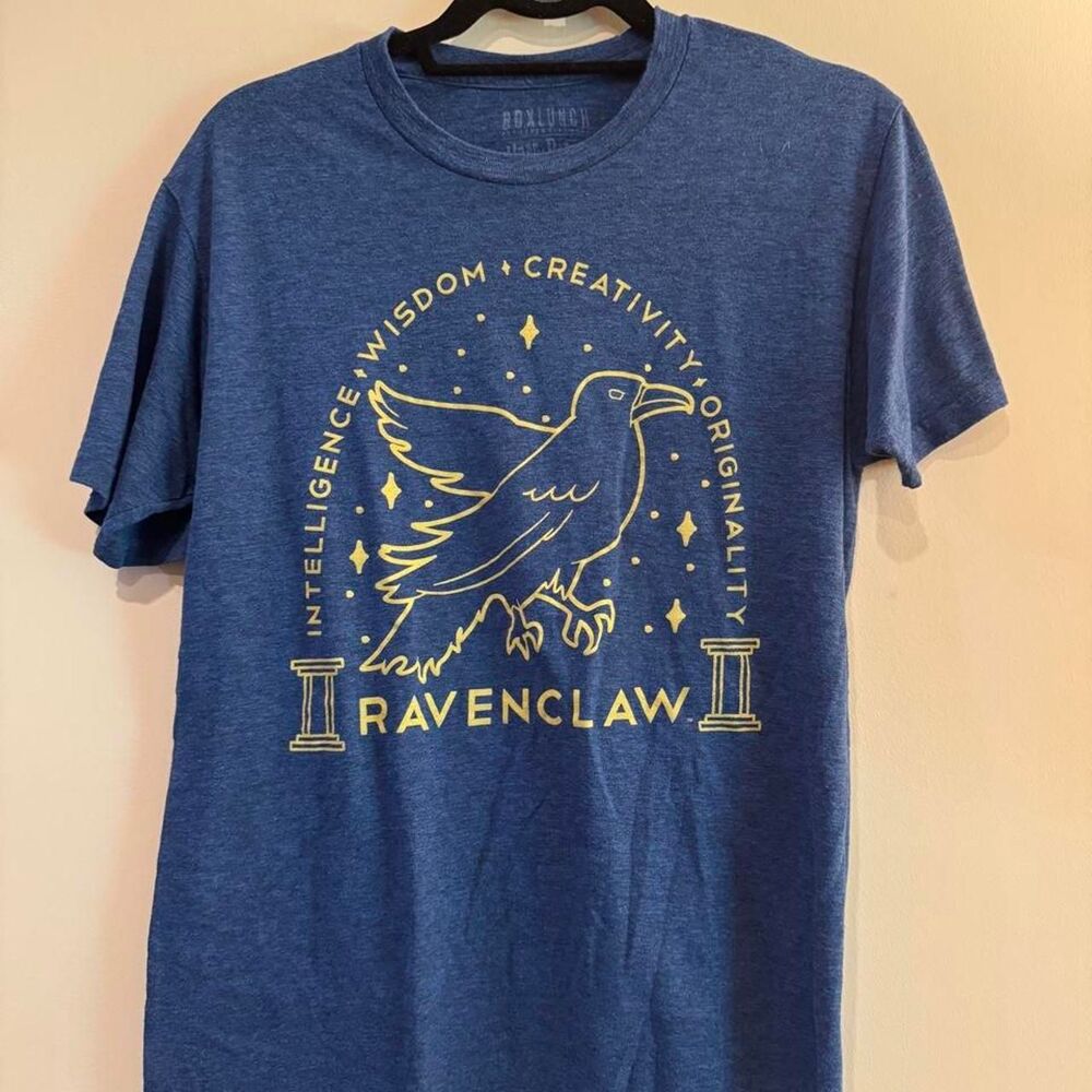 Men’s Blue Box Lunch Harry Potter Ravenclaw t shirt size M